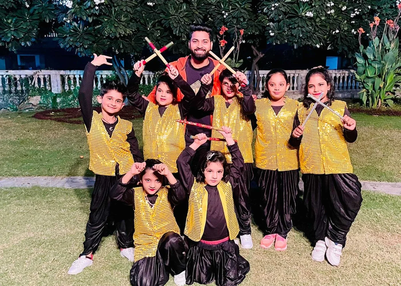 Kishor Dance Studio performance team
